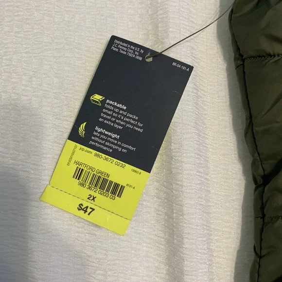 NWT Xersion Hartford Green Vest - Picture 7 of 7